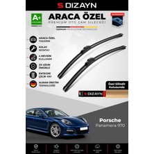 Drs Tuning S-Dizayn Porsche Panamera 970 Ön Cam Silecek Seti 2013-2016 Premium Araca Özel 65-48 cm A+ Kalite Ao