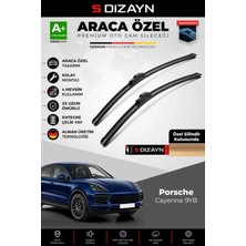Drs Tuning S-Dizayn Porsche Cayenne 9yb Ön Cam Silecek Seti 2019 Üzeri Premium Araca Özel 65-55 cm A+ Kalite Ao