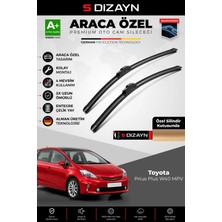 Drs Tuning S-Dizayn Toyota Prius Plus W40 Mpv Ön Cam Silecek Seti 2012 Üzeri Premium Araca Özel 65-38 cm A+ Kal
