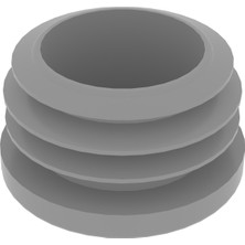 CATEKSSS 32 mm Boru Için Kademeli Içe Geçme Boru Tapası, Boru Kapak, Boru Tapa RAL7035 - 38’li Paket