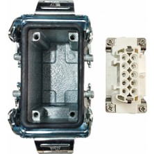 Mete 10X16A. Çoklu Duvar Prı̇zı̇ Metal Mandallı