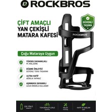 Rockbros Tüm Bisikletlere Uyumlu Yan Çekişli Matara Kafesi