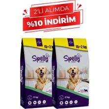 Spelly Yetişkin Köpek Maması Kuzulu Pirinçli 17 kg x 2 Adet - 34 kg