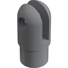 CATEKSSS Yatak Başlığı Plastik RAL7035 - 42’li Paket