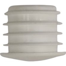 CATEKSSS 25 mm Kademeli Iç Profil Tapası Bombeli Beyaz - 16’lı Paket