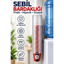Van Vleck Sebil Bardaklığı – Damacana ve Su Sebili Bardak Tutucu, Plastik Bardaklık ve Su Bardağı Organizeri