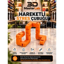 Mosso Steel Hareketli Stres Çubuğu – Katlanabilir Fidget Oyuncak Dönüşebilen Hareketli Stres Çubuğu