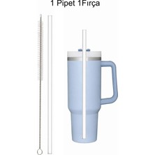 Stanley Quencher - Yeni Nesil Pipetli Termos Aksesuarı Kalın Silikon Taban Koruyucusu ve Pipet Başlığı