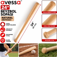 Avessa 61 cm Natural Beyzbol Sopası
