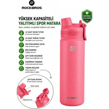 Rockbros Paslanmaz Çelik Termos Sporcu Matarası 550 ml