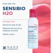 Str Store Bioderma Sensibio H2O Eye Çift Fazlı Göz, Dudak, Kirpik Micellar Makyaj Temizleyici Provitamin B5 125 ml