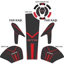 Tvs Apache Rtr 200 Uyumlu Tank Pad Set 14 Parça
