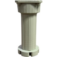 CATEKSSS 12-17 cm Ayarlı Baza Ayağı Gri - 6’lı Paket