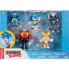 Scntoys Sonic 5'li Figür Paketi Orijinal Sonic, Tails, Metal Sonic, Dr. Eggman ve Mecha