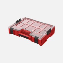 Qbrick System Pro Organizer 300 Red Ultra Hd 9 L Derin Organizer, 8 Kovalı, Kırmızı