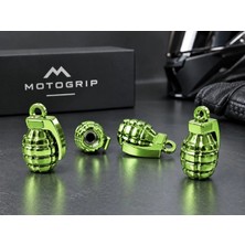 Motogrip Sibop Kapağı El Bombası Dörtlü Set Krom Kaplama Plastik