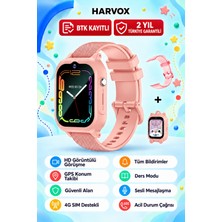 Harvox Hx Kids 4g Max Sim Kartlı Harvox Akıllı Çocuk Saati Gps Konum Takibi Arama Konuşma 4g Destekli