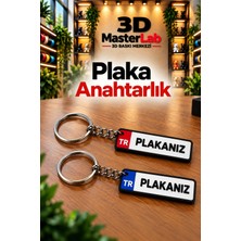 Mosso Steel Kişiye Özel Plaka Anahtarlık Tüm Renkler / Plakalık Anahtarlık / Plaka Versiyon