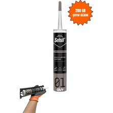 Tr Amaçlı Şeffaf Silikon 280GR, Suya Dayanıklı