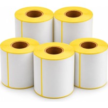 Tr 60X100MM Termal Etiket 5 Rulo 500 Sarım