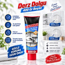 Tr Fayans Seramik Mermer Yer Duvar Için Tamir Wc Banyo Tadilat Derz Dolgu Beyaz 380 gr