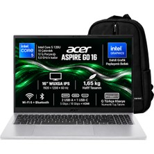 Acer Aspire Go Intel Core 5 120U 8gb 1tb SSD 16" Windows 11 Pro Taşınabilir Bilgisayar + Snertech Çanta NX.JT2EY.002 S2