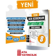 Ata 8. Sınıf Yeni Ben Korkmam Matematik Soru Bankası