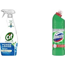 Tr Power Shine Cleanboost Sprey Temizleyici Banyo Için Temizleyici ve Kireç Çözücü 750 Ml(1)