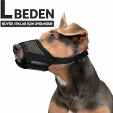 Odea Valkyrie L Beden Köpek Ağızlığı Fileli Nefes Alabilen Ayarlanabilir Cırtlı Güvenli Köpek Ağızlığı