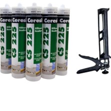 Tr Şeffaf Silikon 280 ml 5'li Set Plastik Silikon Tabancası Ay6