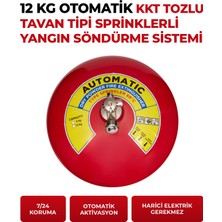 German Kupfermax 12 kg Tavan Tipi Sprinkler Yangın Söndürme Sistemi 68°c