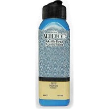 Artdeco Akrilik Boya İndigo Y-070R-3012 140 ml Su Bazlı Soğuk Renkler ile Sanatınıza Renk Katın