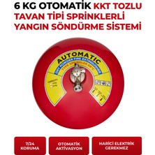 German Kupfermax 6 kg Tavan Tipi Sprinkler Yangın Söndürme Sistemi 68°c Toz
