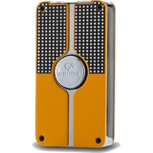 Cohiba Slim Üç Torch Delicili Puro Çakmağı Sarı