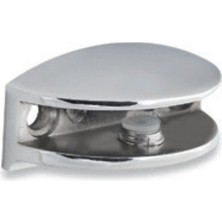 Gürçay Hırdavat Yarım Ay Cam Raf Tutucu 8 mm - 2 Adet