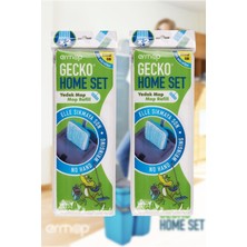 Ermop Temizlik Seti Yedek Mikrofiber Mop 4 Adet (2PAKET) Mikrofiber Mop Gecko Home Set 