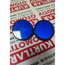 MTO Motosiklet Mavi Reflektör Takım