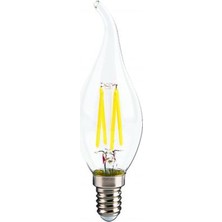 Cata CT-4062 4W LED Filament Kıvrık Buji Rustik LED Ampul 3200K Günışığı E-14