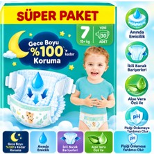 NW NessiWorld Aktif Bebek Süper Paket Bebek Bezi 7 Beden 30 Adet