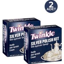 Twinkle Silver Polish Kit Gümüş Parlatıcı Krem 124GR 2 Adet