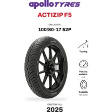 Apollo Actizip F5 100/80-17 52P Tubeless Ön Motosiklet Lastiği (2025)