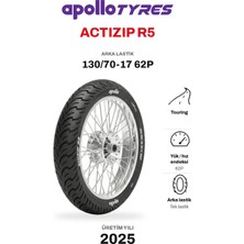 Apollo Actizip R5 130/70-17 62P Tubeless Arka Motosiklet Lastiği (2025)