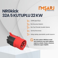 Nrgkick 32A 5 Kutuplu Trifaze Priz Adaptörü (380V / 22KW Uyumlu Sanayi Tipi Akıllı Şarj Adaptörü)