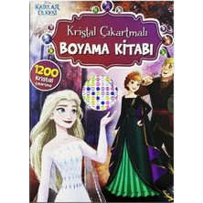 Doğan Çocuk Disney Karlar Ülkesi   Kristal Çıkartmalı Boyama Kitabı