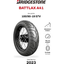 Bridgestone Battlax A41 100/90-19 57V Ön Motosiklet Lastiği (2023)