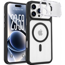 Acex iPhone Uyumlu Magsafe Manyetik Kılıf – Kamera Korumalı, Çizgili Dokulu, Darbelere ve Çizilmelere Karşı Dayanıklı, Şık Tasarım Telefon Kılıfı