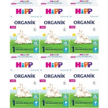 Hipp Organik Keçi Sütü Bazlı Devam Sütü 400GR No:1 (0-6 Ay) (6 Lı Set)