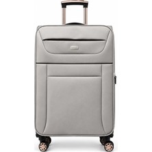 Fossil Unisex Kumaş Büyük Boy Ultra Hafif Şifreli Körüklü Kendi Etrafında Dönebilen Valiz 012-01