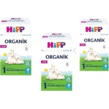 Hipp 1 Organik Keçi Sütü Bazlı Bebek Sütü 400 gr x 3 Adet