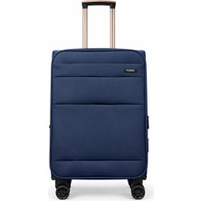 Fossil Unisex Kumaş Büyük Boy Ultra Hafif Şifreli Körüklü Kendi Etrafında Dönebilen Valiz 023-01